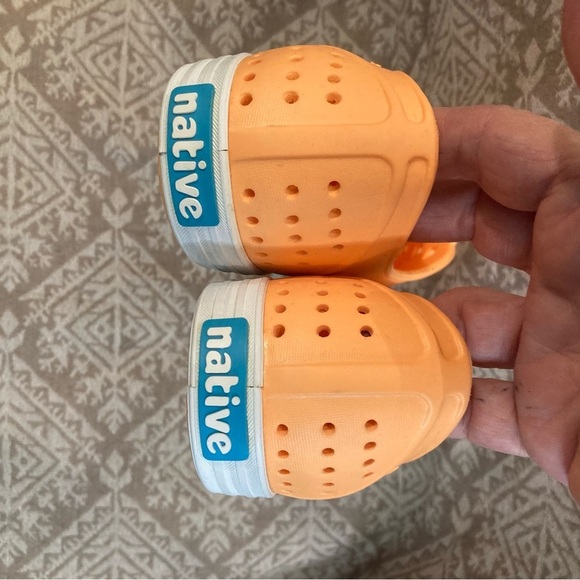 NATIVE Sz 9 Jericho Slip On Rubber Comfort Perforated Top Flats  Shoes - Picture 8 of 16